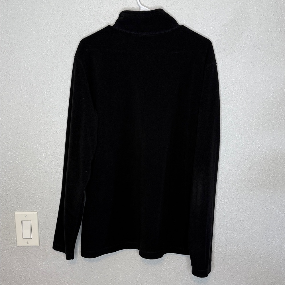 Eddie Bauer Men's Black 1/4 Zip Fleece Top Large - Picture 6 of 6